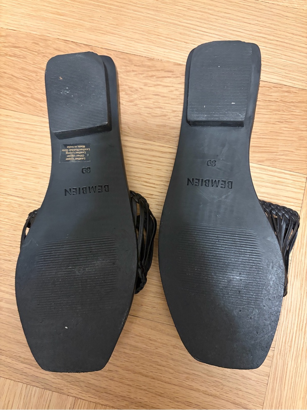 Women’s Braided Black Slide Sandals - Picture 14 of 15